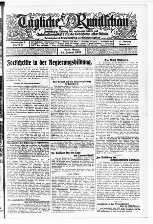 Tägliche Rundschau on Jan 24, 1927