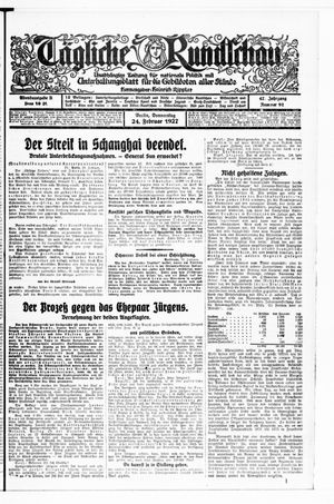 Tägliche Rundschau on Feb 24, 1927