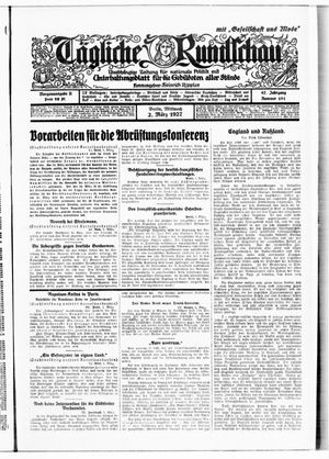 Tägliche Rundschau on Mar 2, 1927