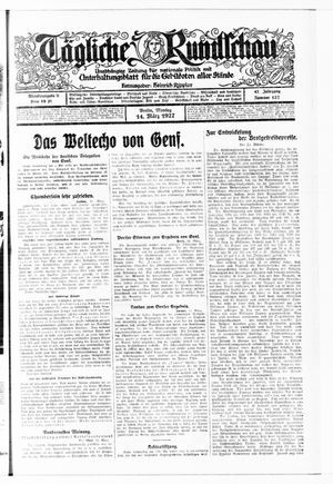 Tägliche Rundschau on Mar 14, 1927