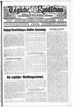 Tägliche Rundschau on Mar 22, 1927