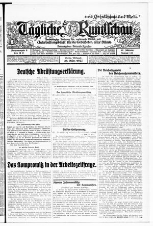 Tägliche Rundschau vom 23.03.1927