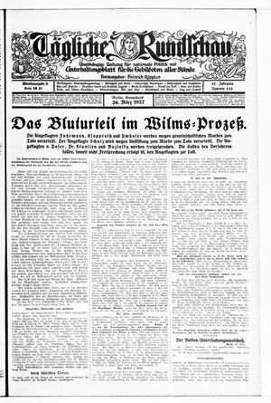 Tägliche Rundschau on Mar 26, 1927