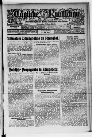 Tägliche Rundschau on May 3, 1927