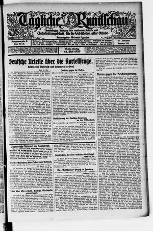 Tägliche Rundschau on May 13, 1927