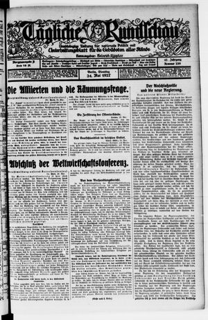 Tägliche Rundschau on May 24, 1927