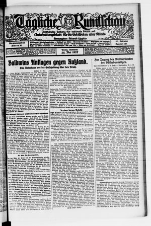 Tägliche Rundschau on May 25, 1927