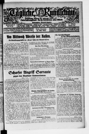 Tägliche Rundschau on May 28, 1927