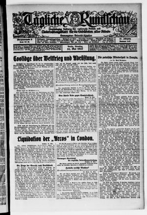 Tägliche Rundschau vom 31.05.1927