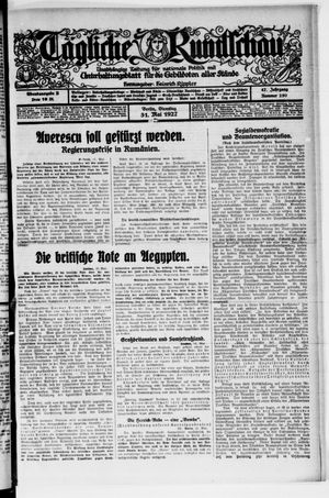 Tägliche Rundschau vom 31.05.1927