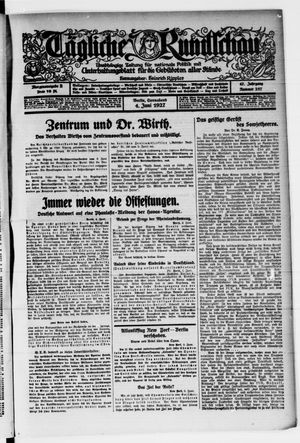 Tägliche Rundschau on Jun 4, 1927