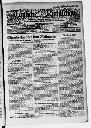 Tägliche Rundschau vom 05.06.1927