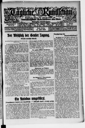 Tägliche Rundschau vom 17.06.1927