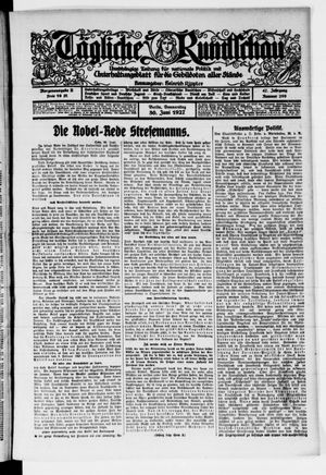 Tägliche Rundschau on Jun 30, 1927