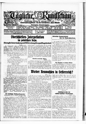 Tägliche Rundschau on Jul 2, 1927