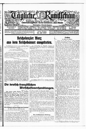 Tägliche Rundschau on Jul 26, 1927