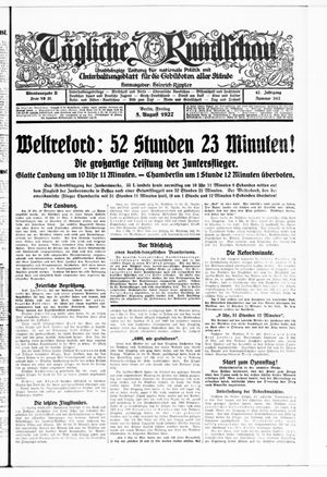 Tägliche Rundschau on Aug 5, 1927