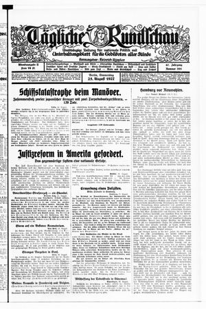 Tägliche Rundschau on Aug 25, 1927