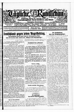Tägliche Rundschau on Sep 8, 1927