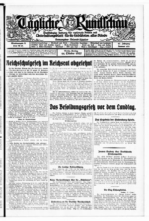 Tägliche Rundschau on Oct 14, 1927