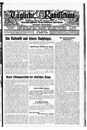 Tägliche Rundschau vom 15.10.1927