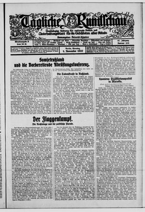 Tägliche Rundschau on Nov 1, 1927