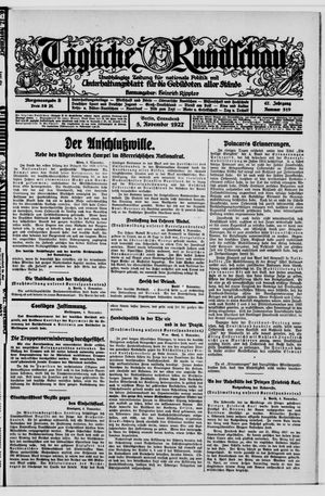 Tägliche Rundschau vom 05.11.1927