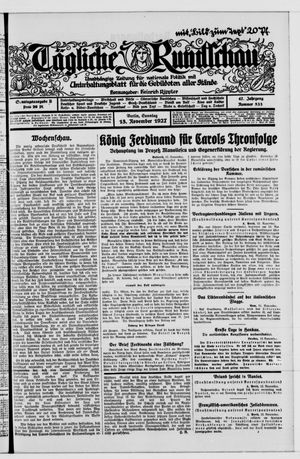 Tägliche Rundschau on Nov 13, 1927