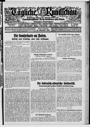 Tägliche Rundschau vom 26.11.1927