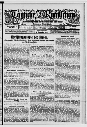 Tägliche Rundschau on Dec 1, 1927