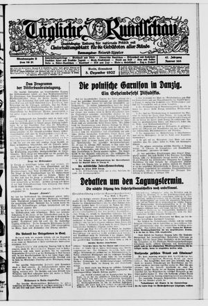 Tägliche Rundschau on Dec 3, 1927