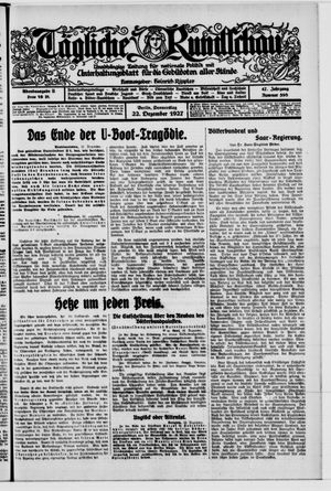 Tägliche Rundschau on Dec 22, 1927