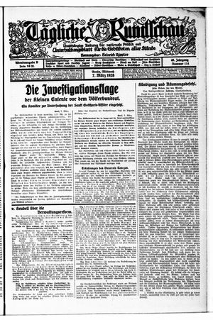 Tägliche Rundschau vom 07.03.1928