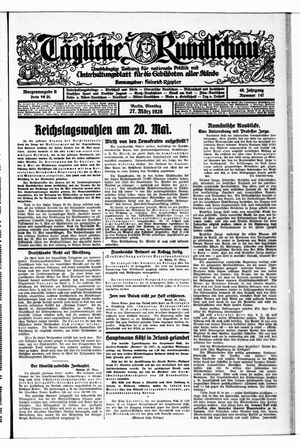 Tägliche Rundschau vom 27.03.1928