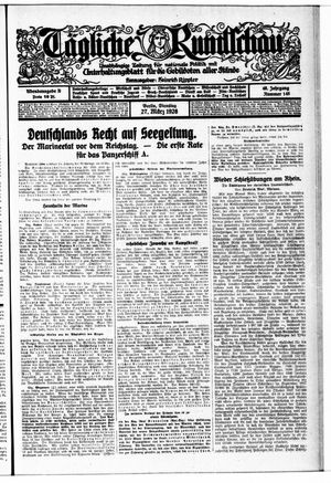 Tägliche Rundschau vom 27.03.1928