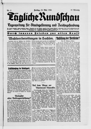 Tägliche Rundschau vom 23.05.1930