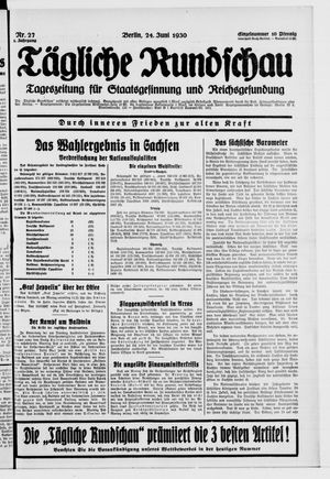 Tägliche Rundschau on Jun 24, 1930