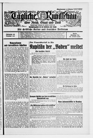 Tägliche Rundschau on Oct 28, 1930