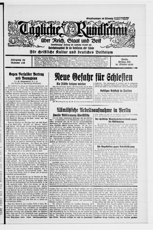 Tägliche Rundschau vom 31.10.1930