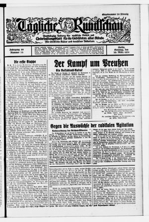 Tägliche Rundschau vom 29.03.1931