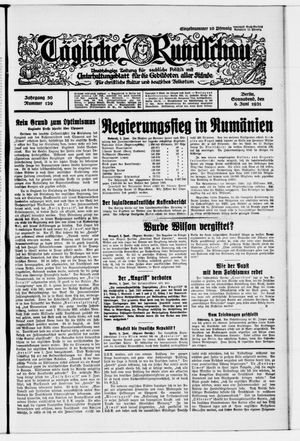 Tägliche Rundschau on Jun 6, 1931