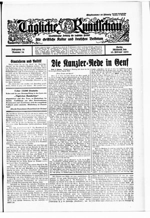 Tägliche Rundschau vom 10.02.1932