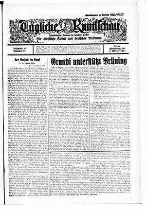 Tägliche Rundschau vom 11.02.1932