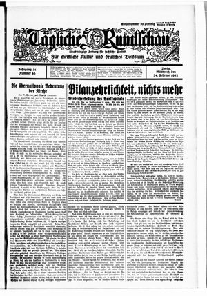 Tägliche Rundschau vom 24.02.1932