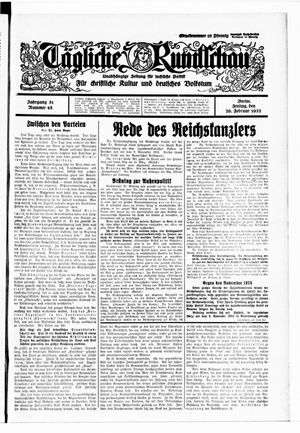 Tägliche Rundschau vom 26.02.1932