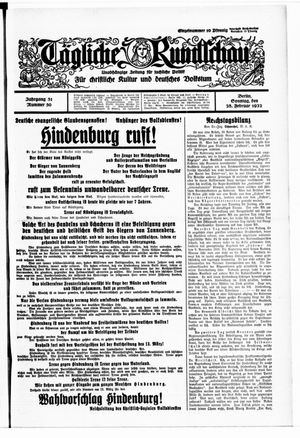 Tägliche Rundschau vom 28.02.1932