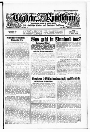Tägliche Rundschau vom 02.03.1932