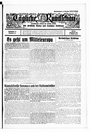 Tägliche Rundschau vom 08.03.1932
