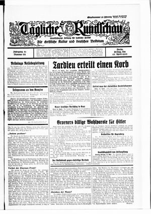 Tägliche Rundschau vom 15.04.1932