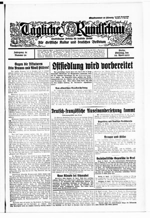 Tägliche Rundschau vom 19.04.1932
